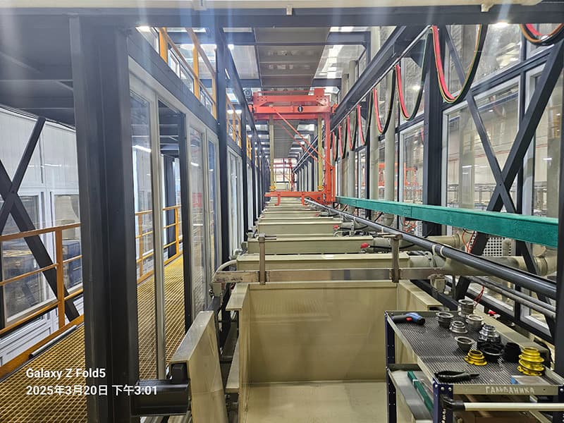 Customized chromium plating equipment for foreign customers