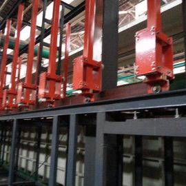 Vertical lifting electroplating equipment